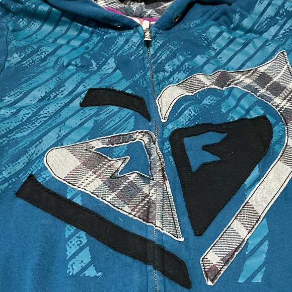 Roxy Blue Zip Up - Picture 4 of 7